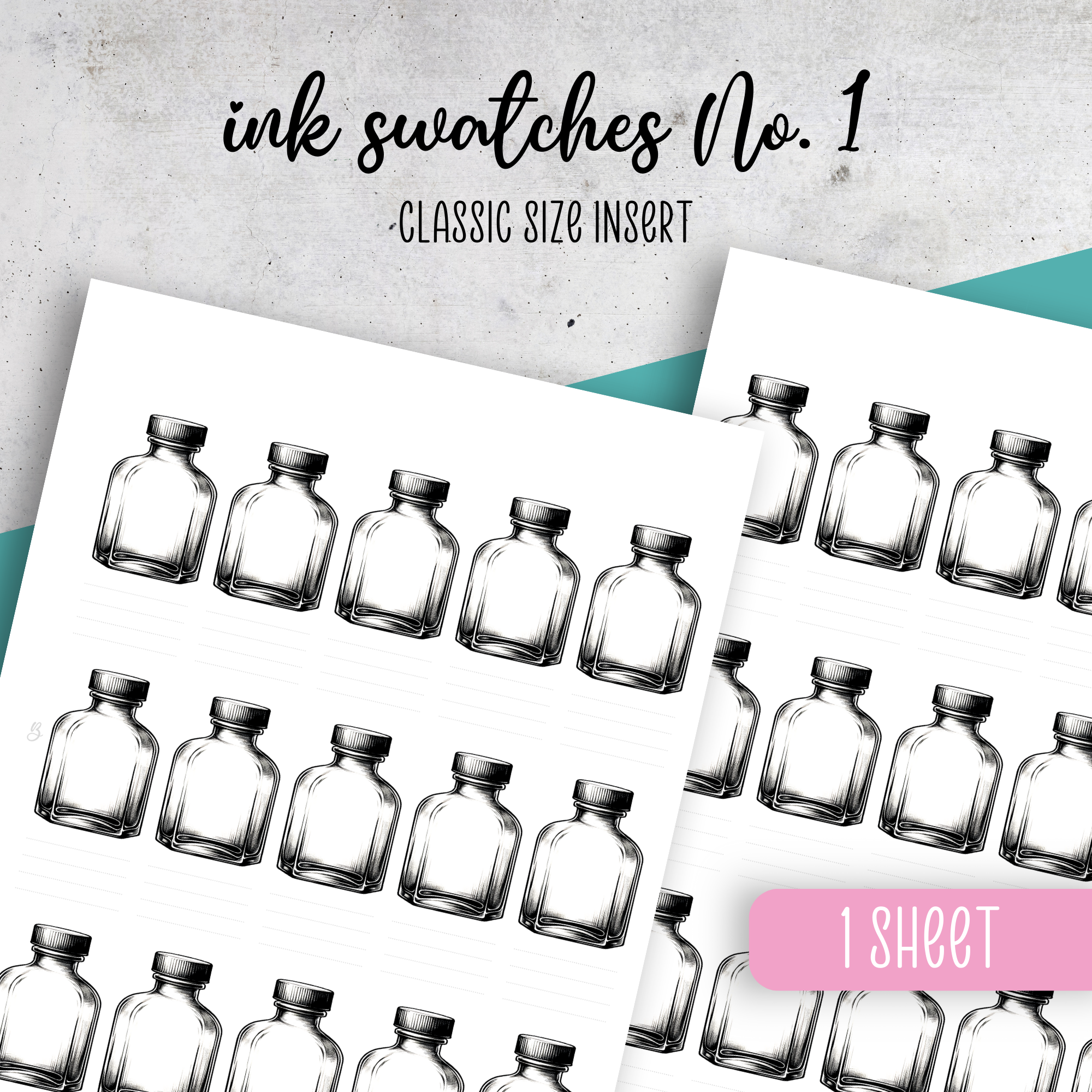 Ink Swatches No. 1 - Insert