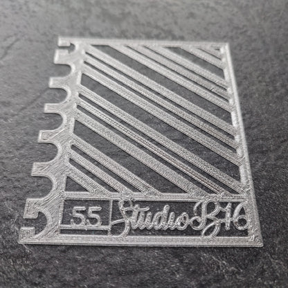 Candy stripe Stencil - Small, number 55