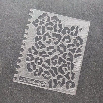 Leopard Pattern Stencil - Large, number 63