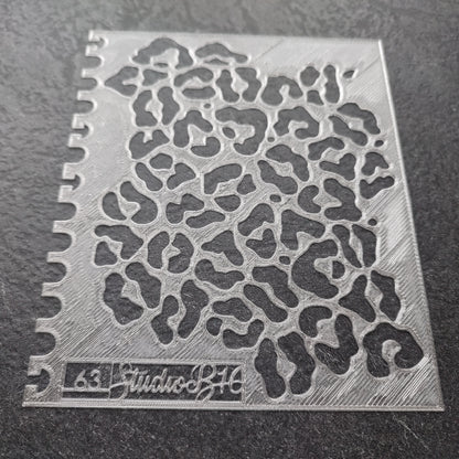 Leopard Pattern Stencil - Large, number 63