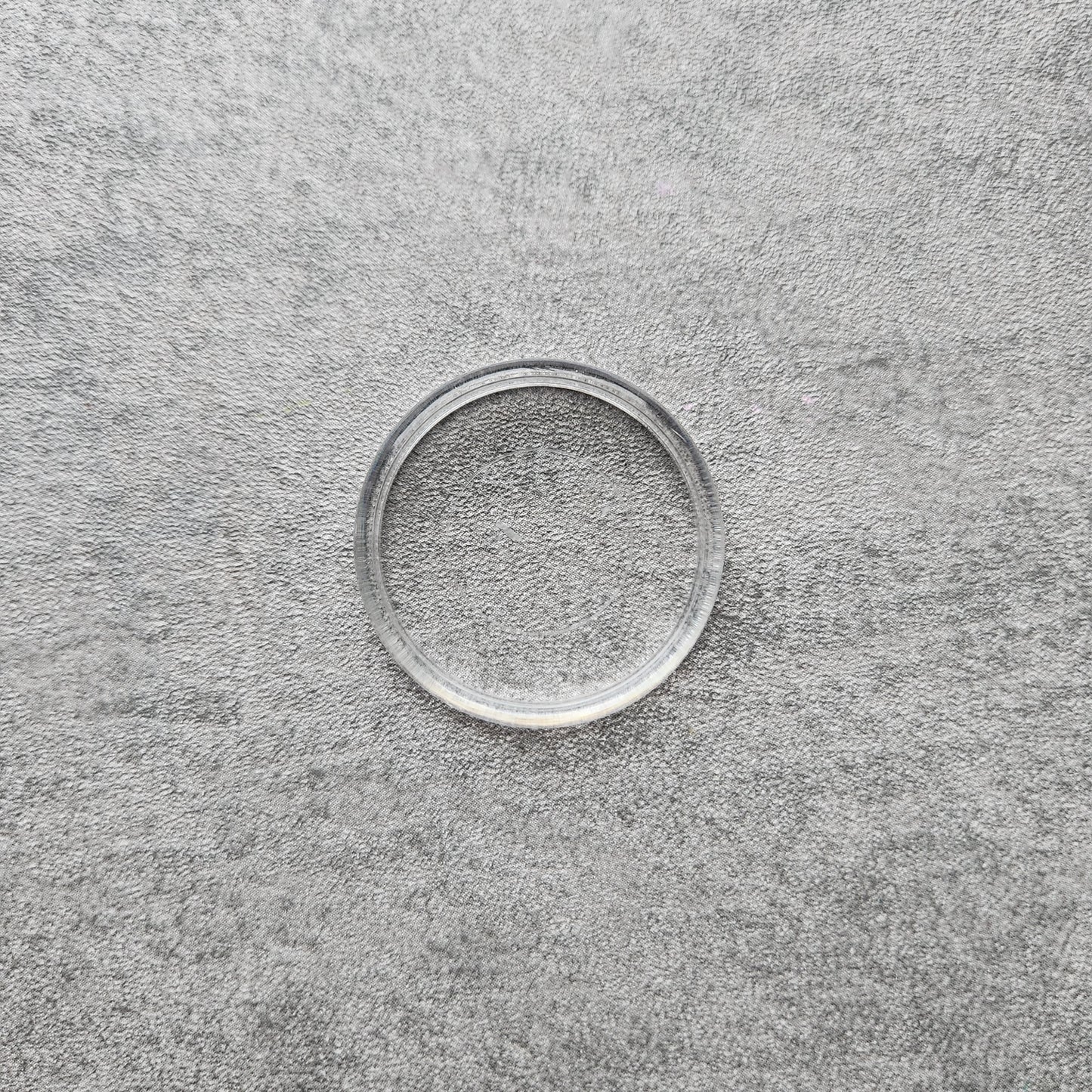 32mm plastic disc, clear