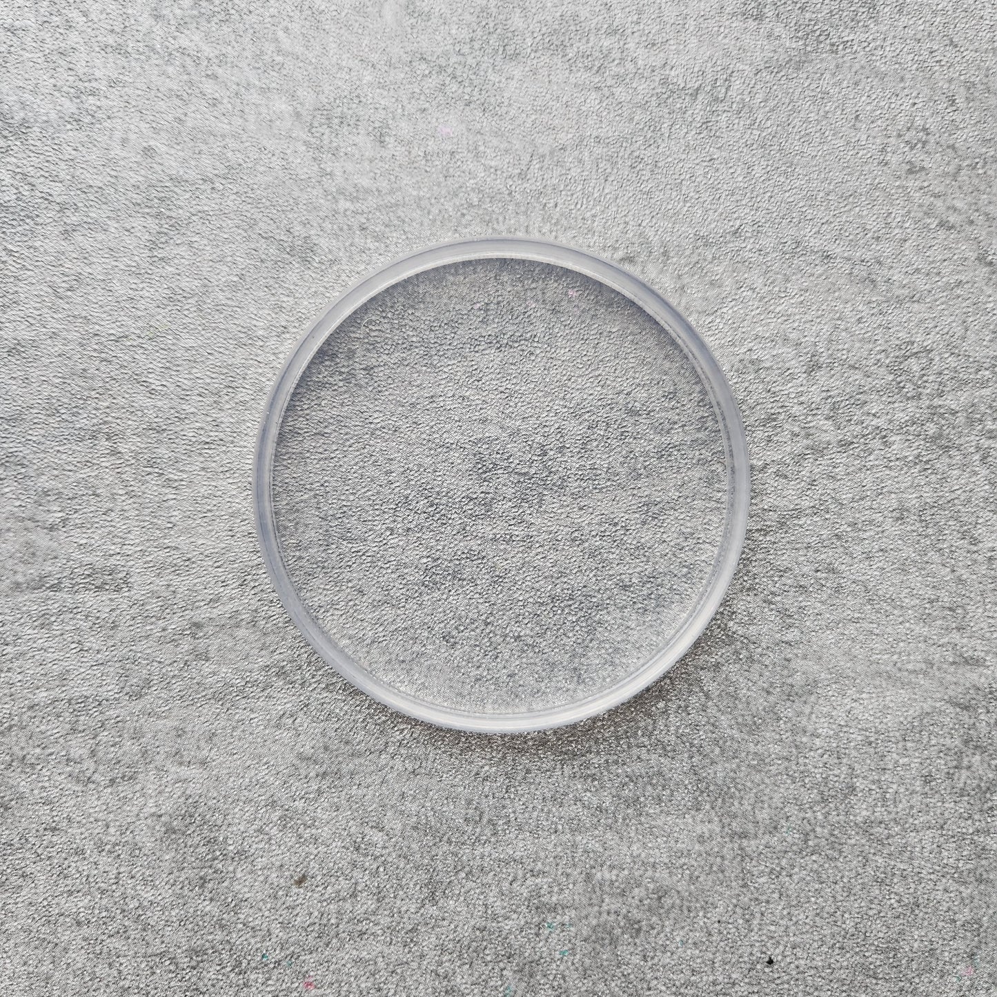 54mm plastic disc, clear