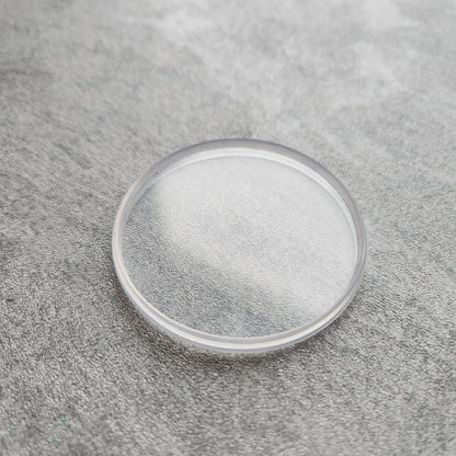 54mm plastic disc, clear