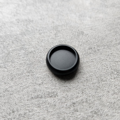 18mm plastic disc, black