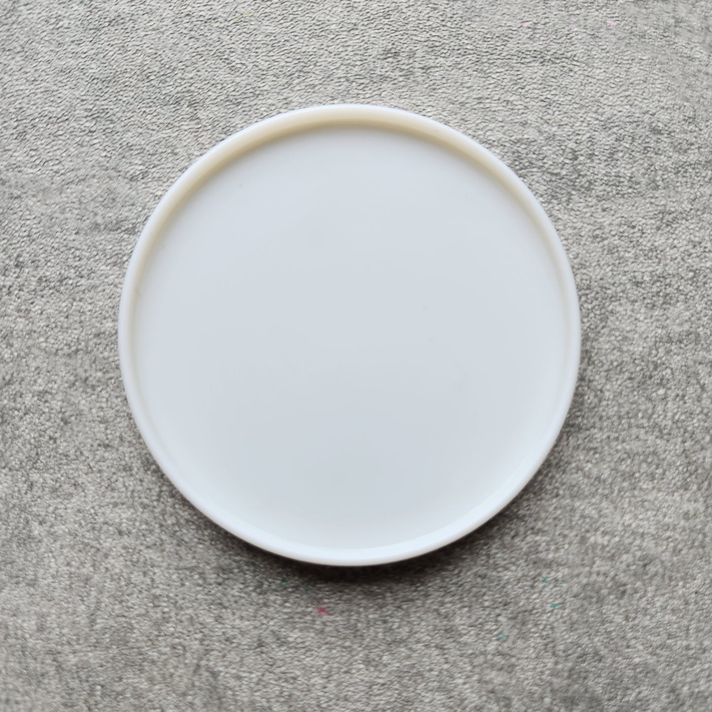 54mm plastic disc, white