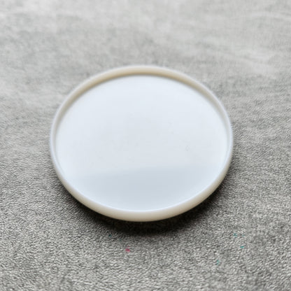 54mm plastic disc, white