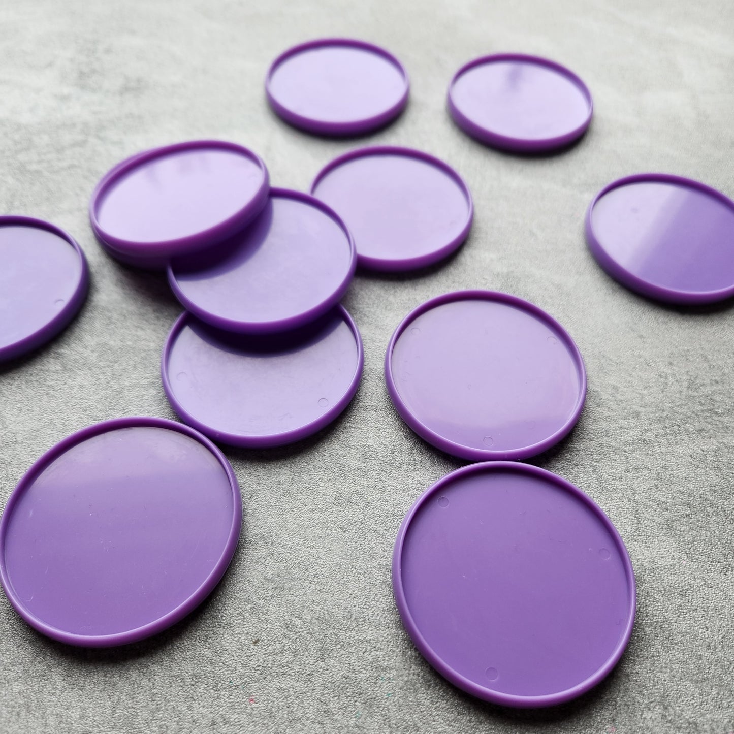 54mm plastic disc, purple