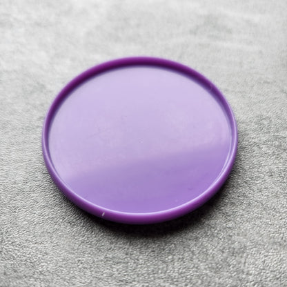 54mm plastic disc, purple