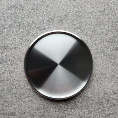 54mm metal disc, silver