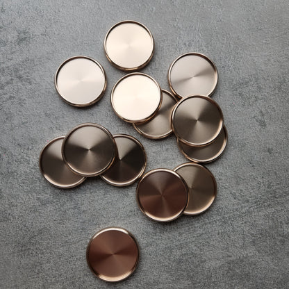 38mm metalt disc, rosegold