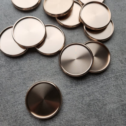 38mm metalt disc, rosegold