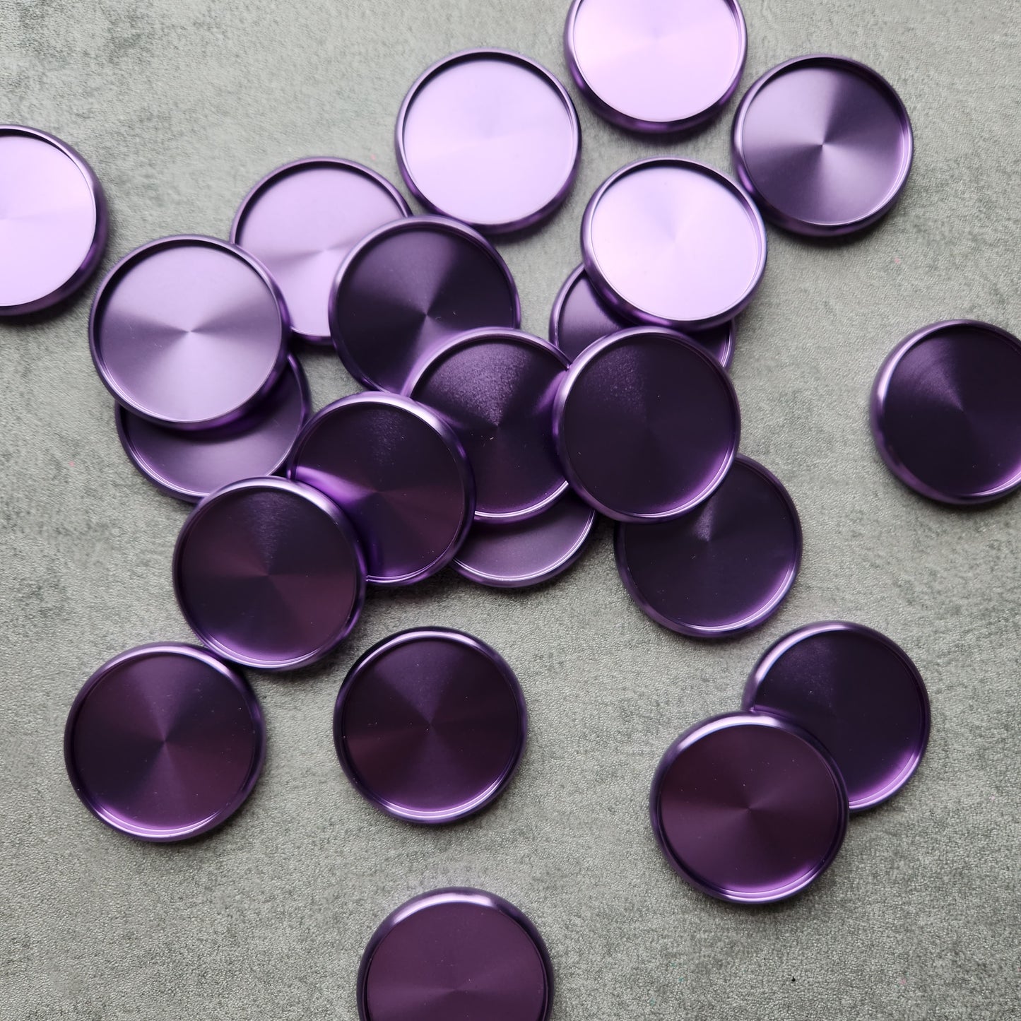 38mm metalt disc, purple