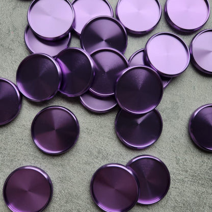 38mm metalt disc, purple