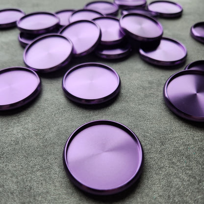 38mm metalt disc, purple