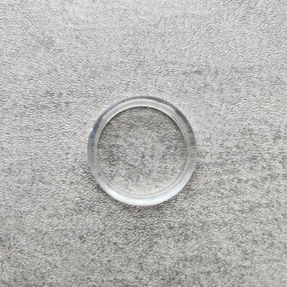 24mm plastic disc, clear