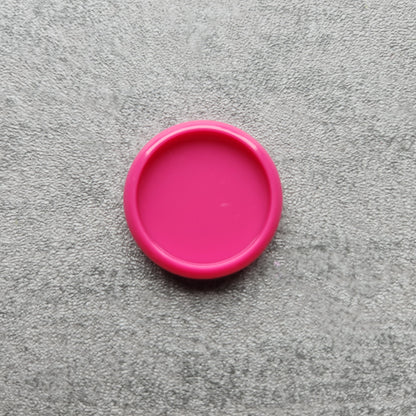 24mm plastic disc, hot pink