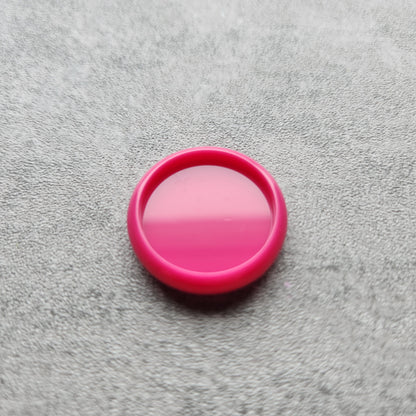 24mm plastic disc, hot pink