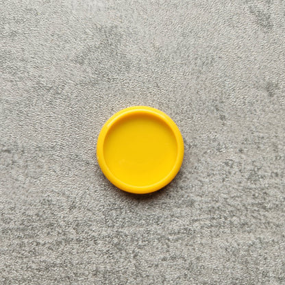 24mm plastic disc, yellow