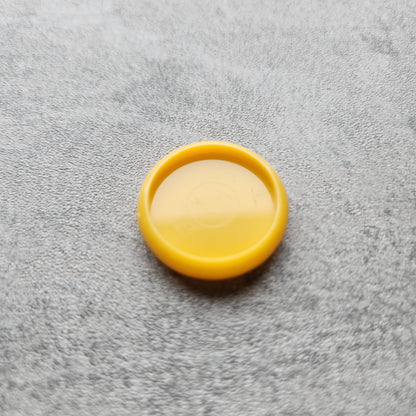 24mm plastic disc, yellow