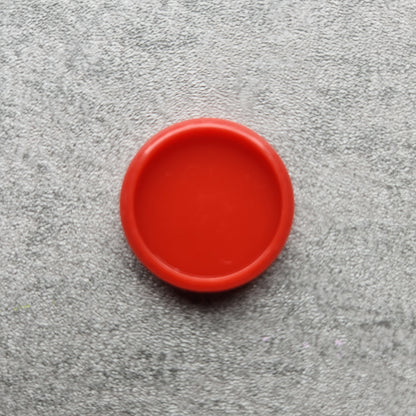 24mm plastic disc, red