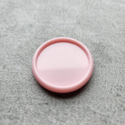 32mm plastic disc, light pink