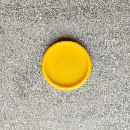 32mm plastic disc, yellow