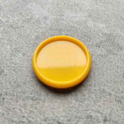 32mm plastic disc, yellow