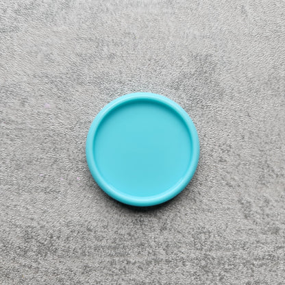 32mm plastic disc, blue