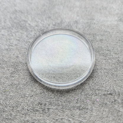 38mm plastic disc, clear