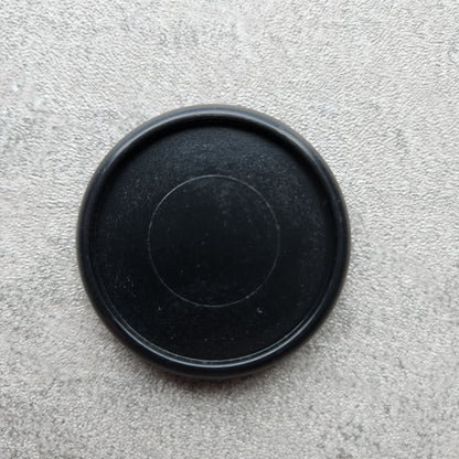 38mm plastic disc, black