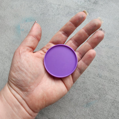 54mm plastic disc, purple