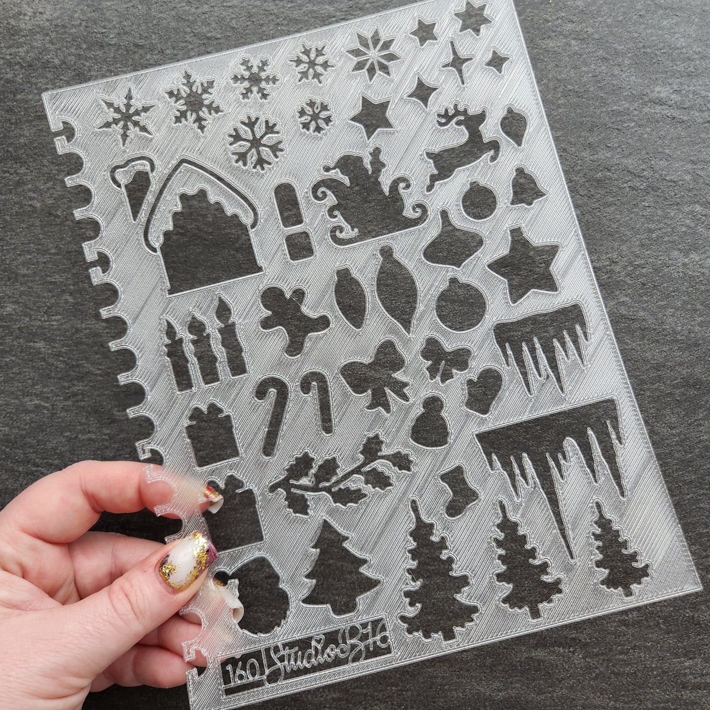 Christmas Stencil - Extra Large, number 160