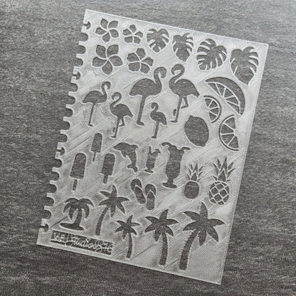 Tropical Stencil - Extra Large, number 168