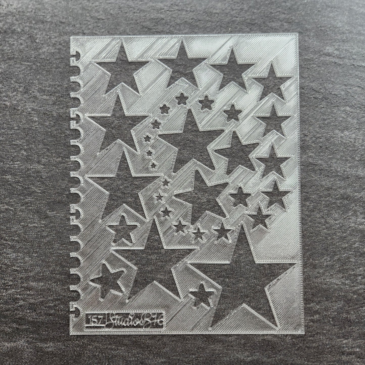 Stars Stencil - Extra Large, number 157