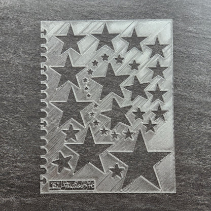 Stars Stencil - Extra Large, number 157