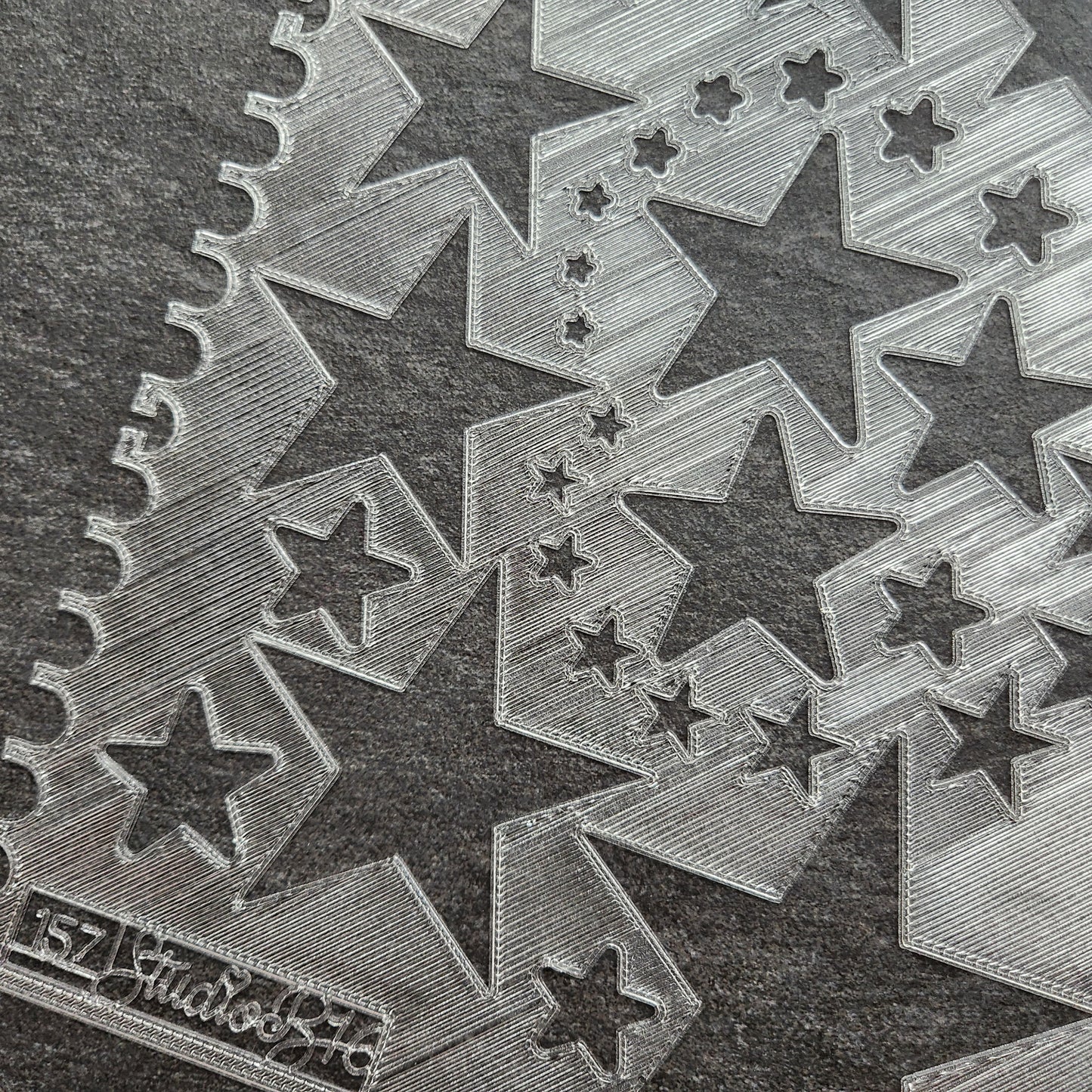 Stars Stencil - Extra Large, number 157