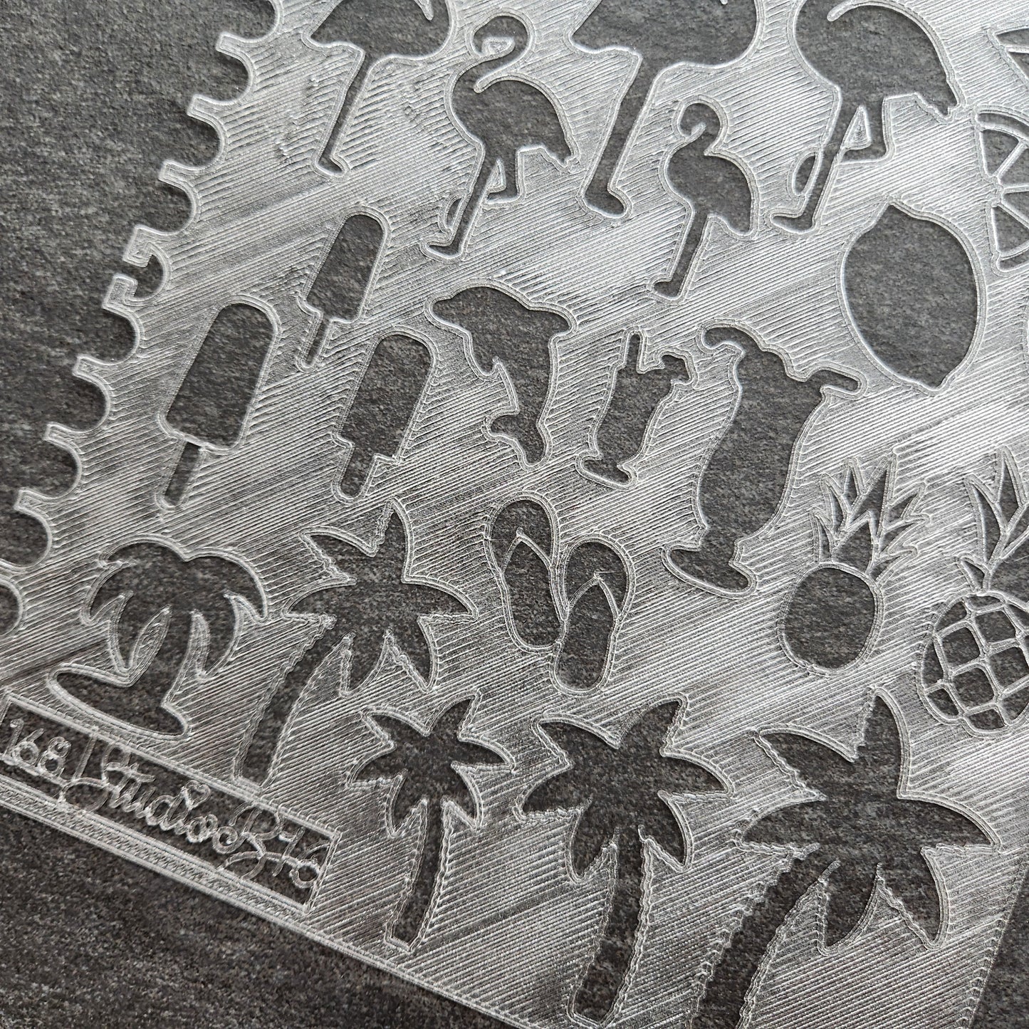 Tropical Stencil - Extra Large, number 168