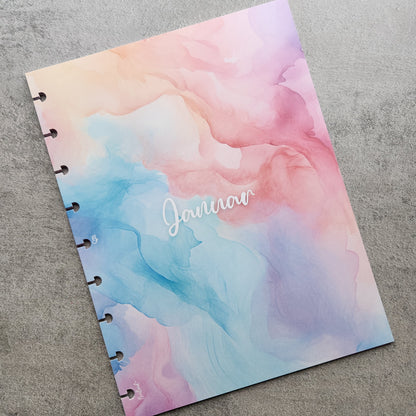 Pastel Ink Monthly Dividers, Classic Size Insert