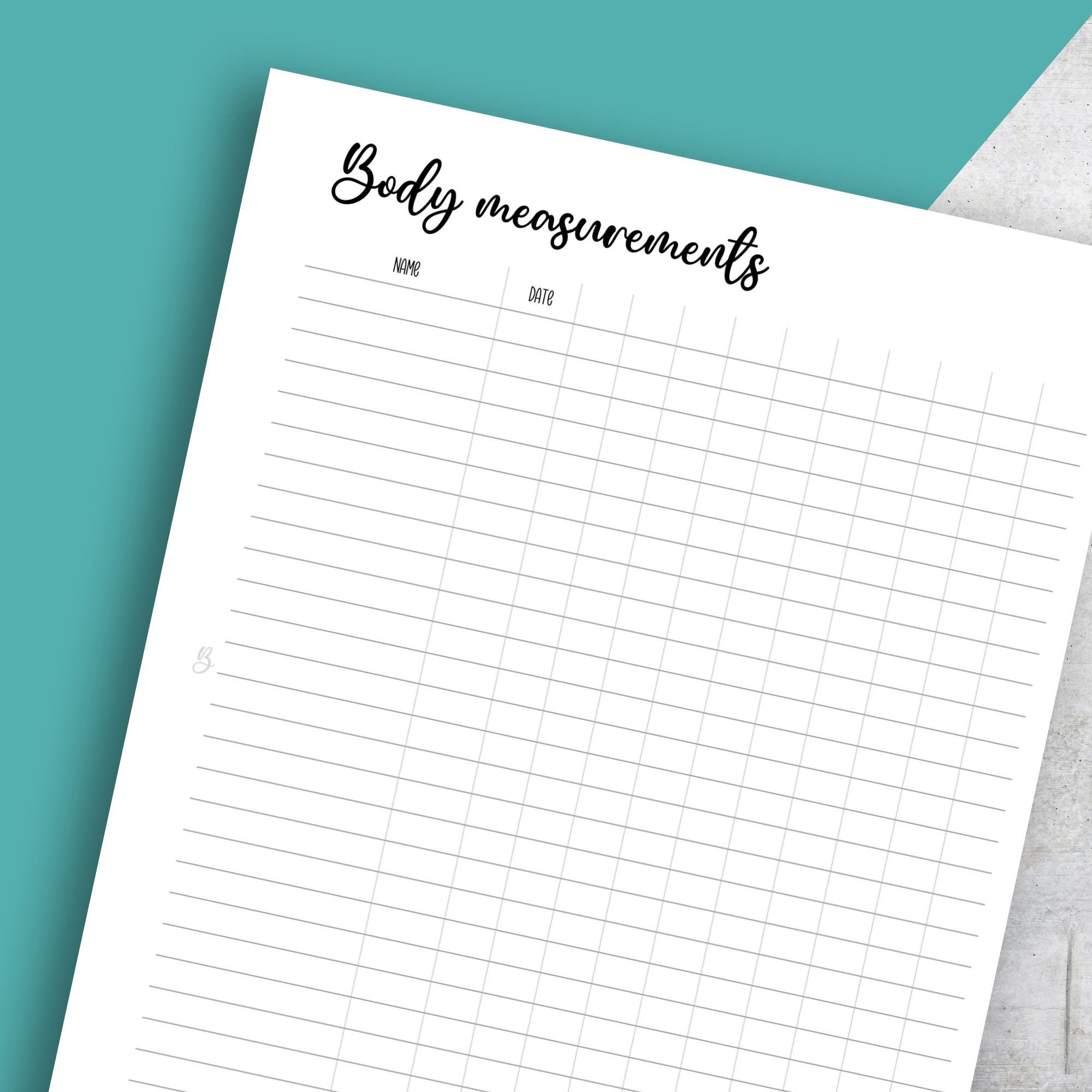 Body Measurements, Classic Size Insert