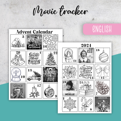December 2024 Coloring, Classic Size Planner Insert