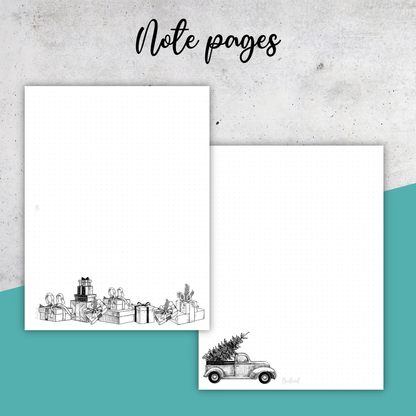 December 2024 Coloring, Classic Size Planner Insert
