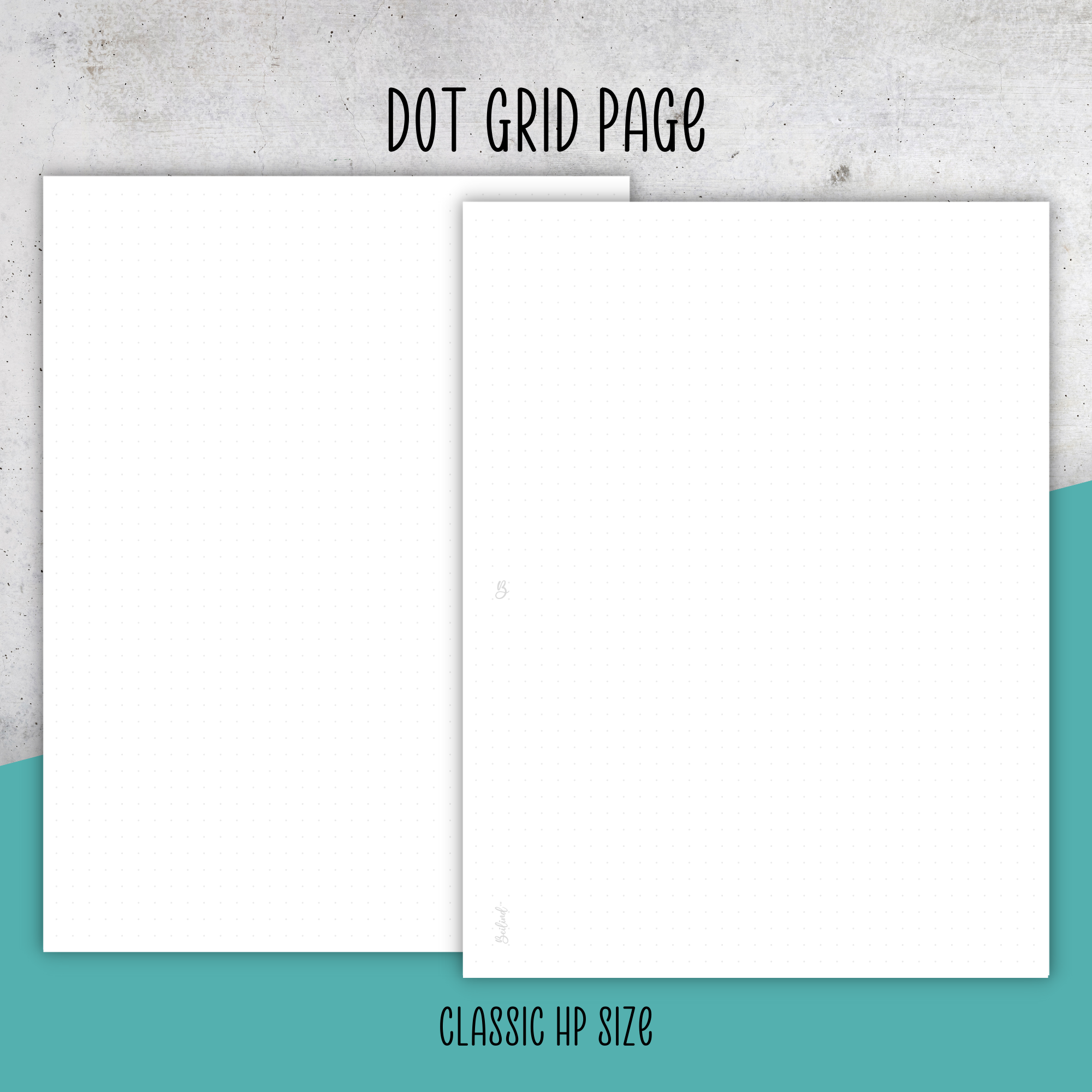 Dot Grid 5mm, 20 sheet Bundle, Classic Planner Insert