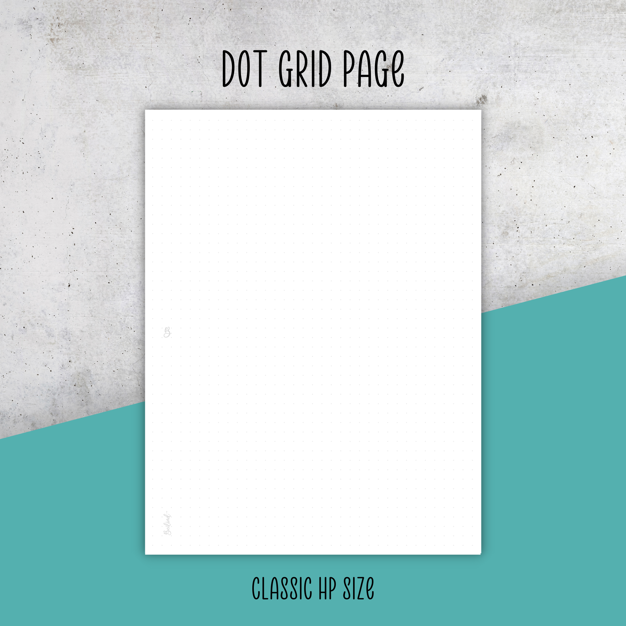 Dot Grid 5mm, 20 sheet Bundle, Classic Planner Insert
