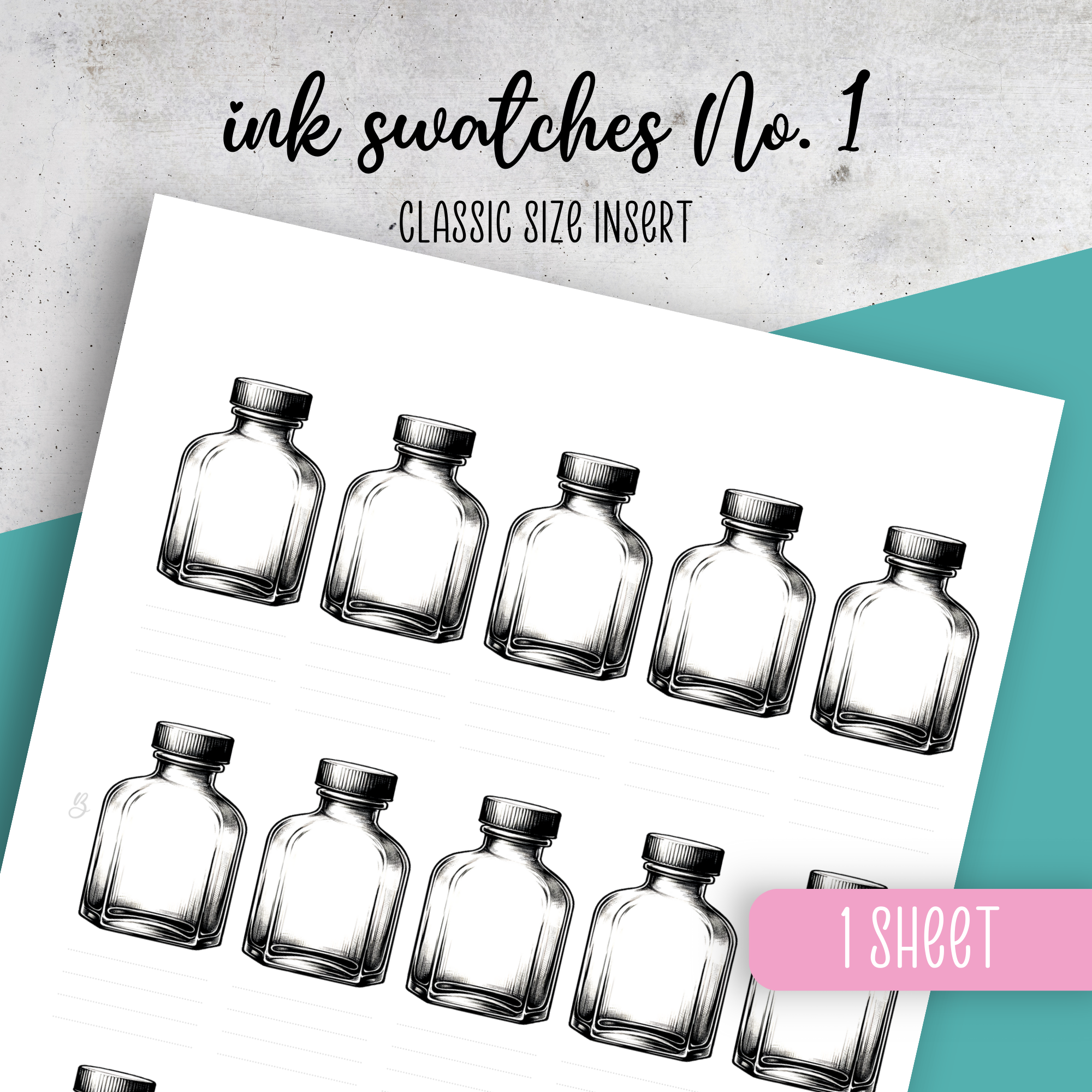 Ink Swatches No. 1 - Insert
