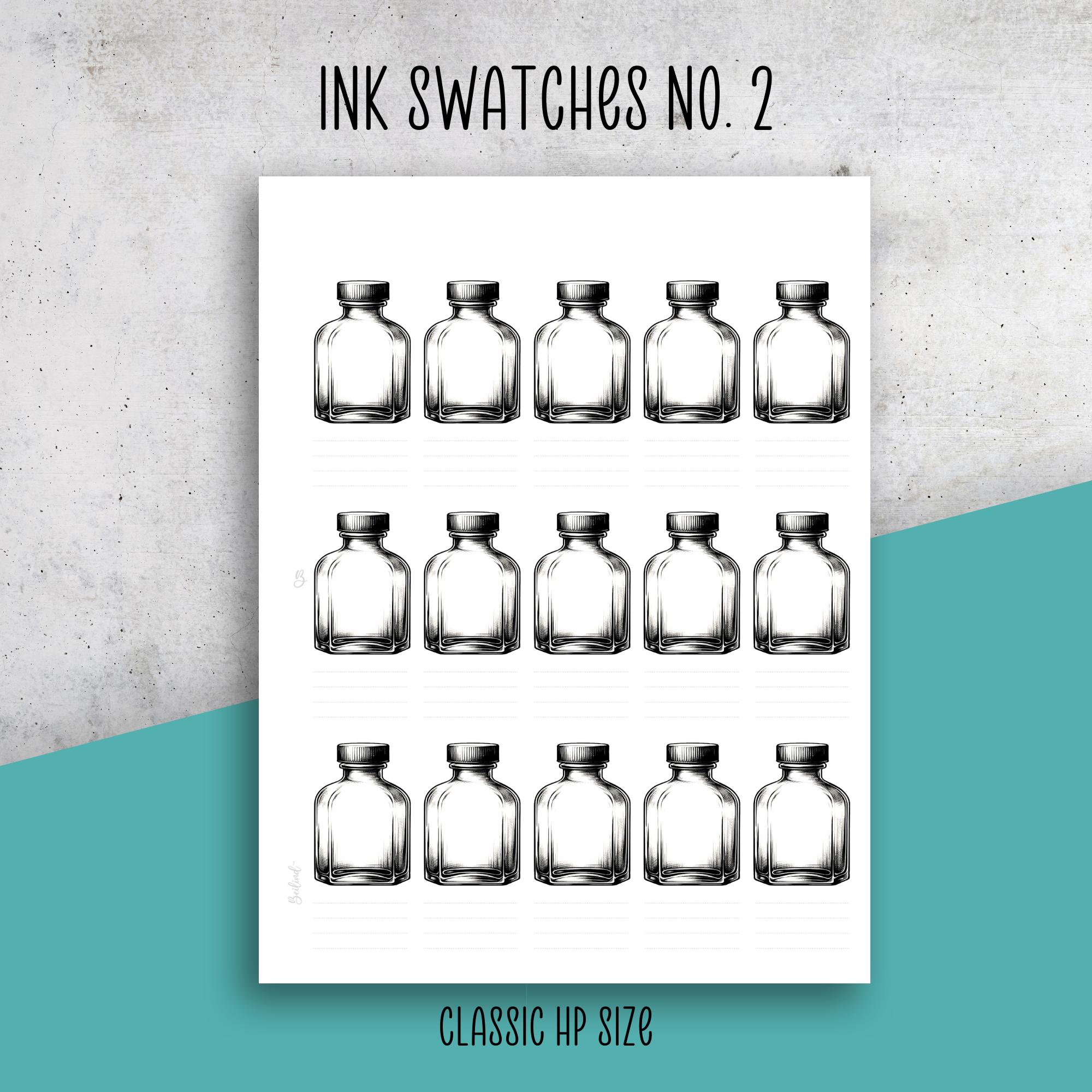 Ink Swatches No. 1 - Insert