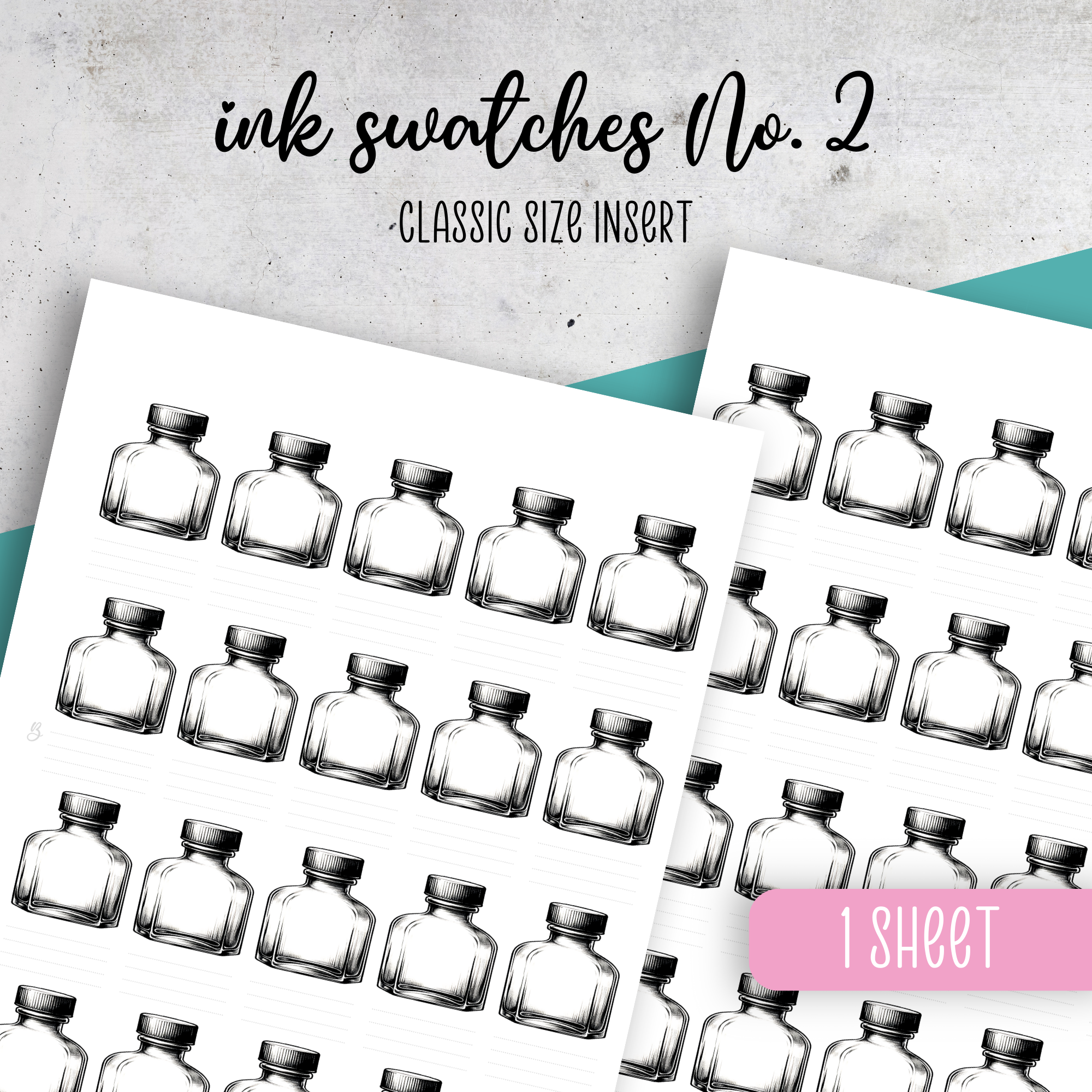 Ink Swatches No. 2 Insert