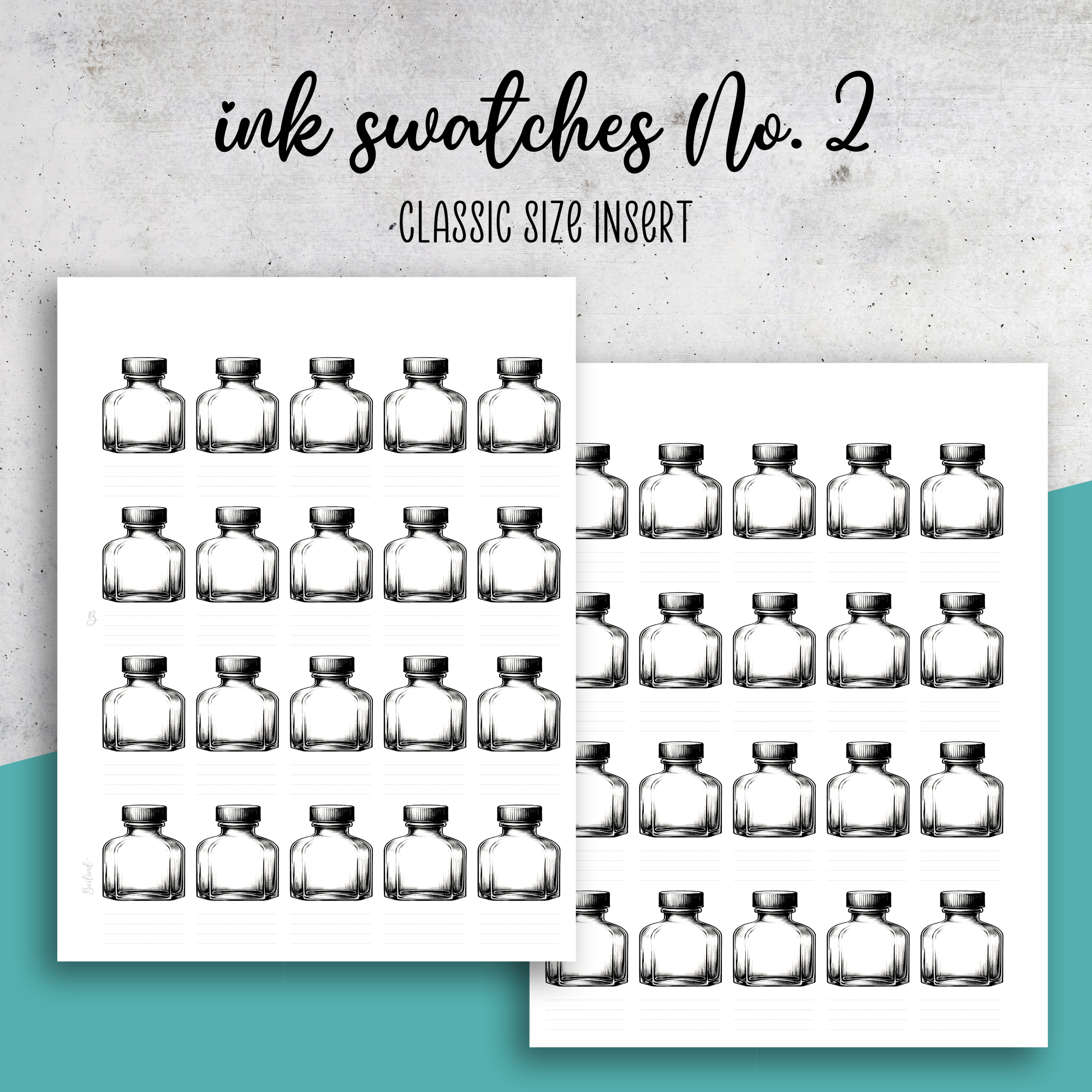 Ink Swatches No. 2 Insert