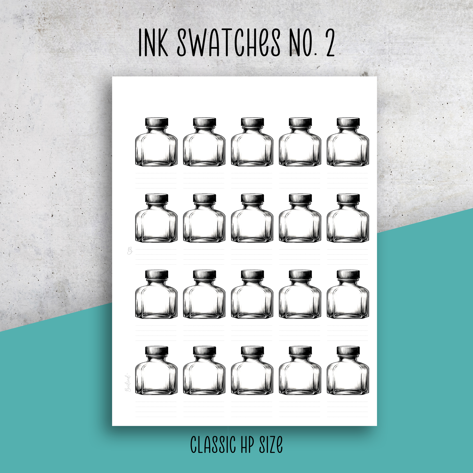 Ink Swatches No. 2 Insert