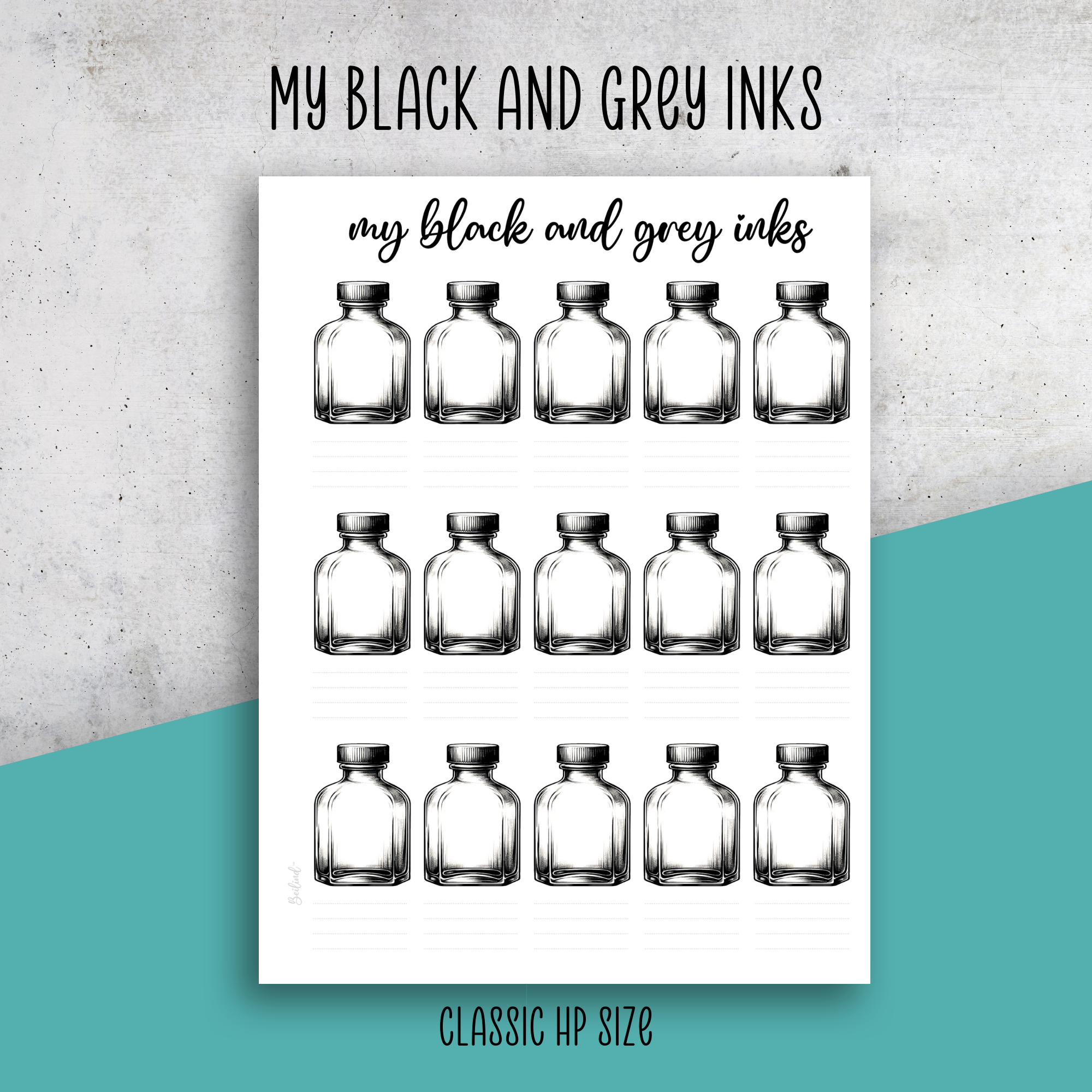 Ink Swatches No.1 with Headers Bundle