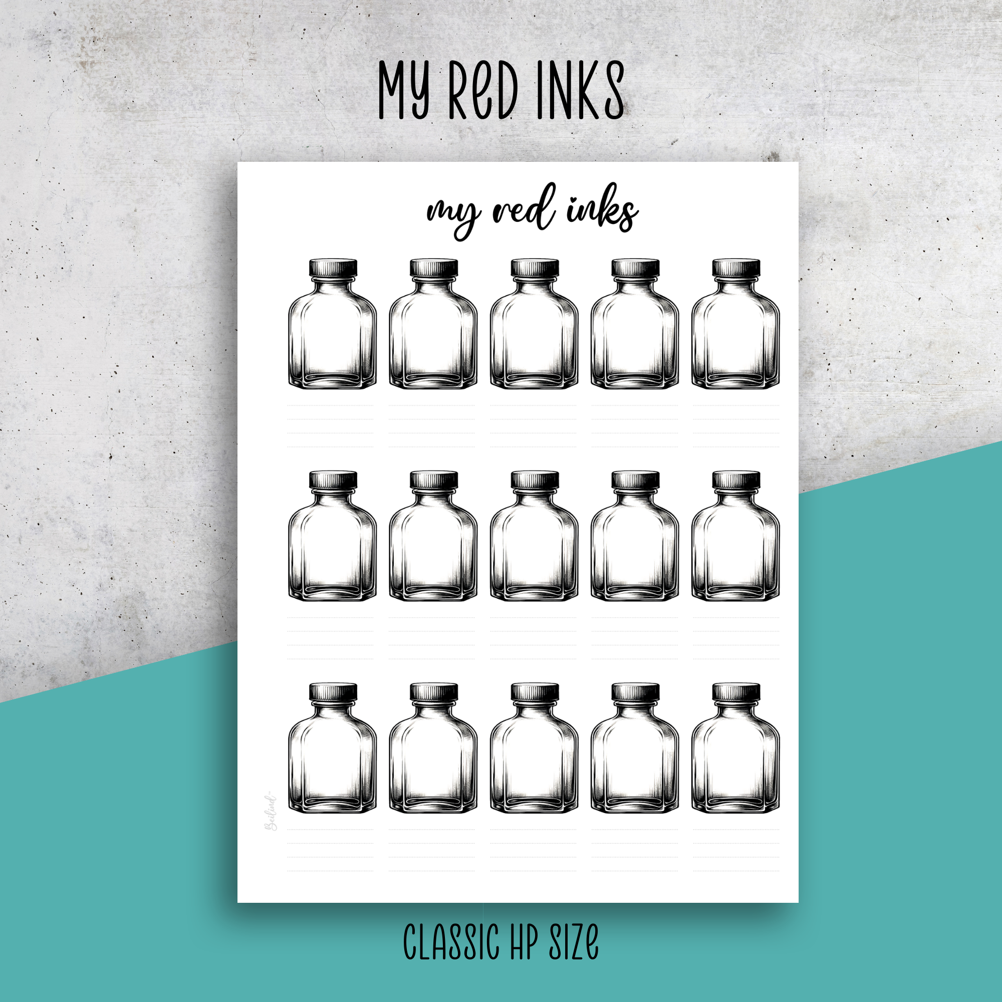 Ink Swatches No.1 with Headers Bundle